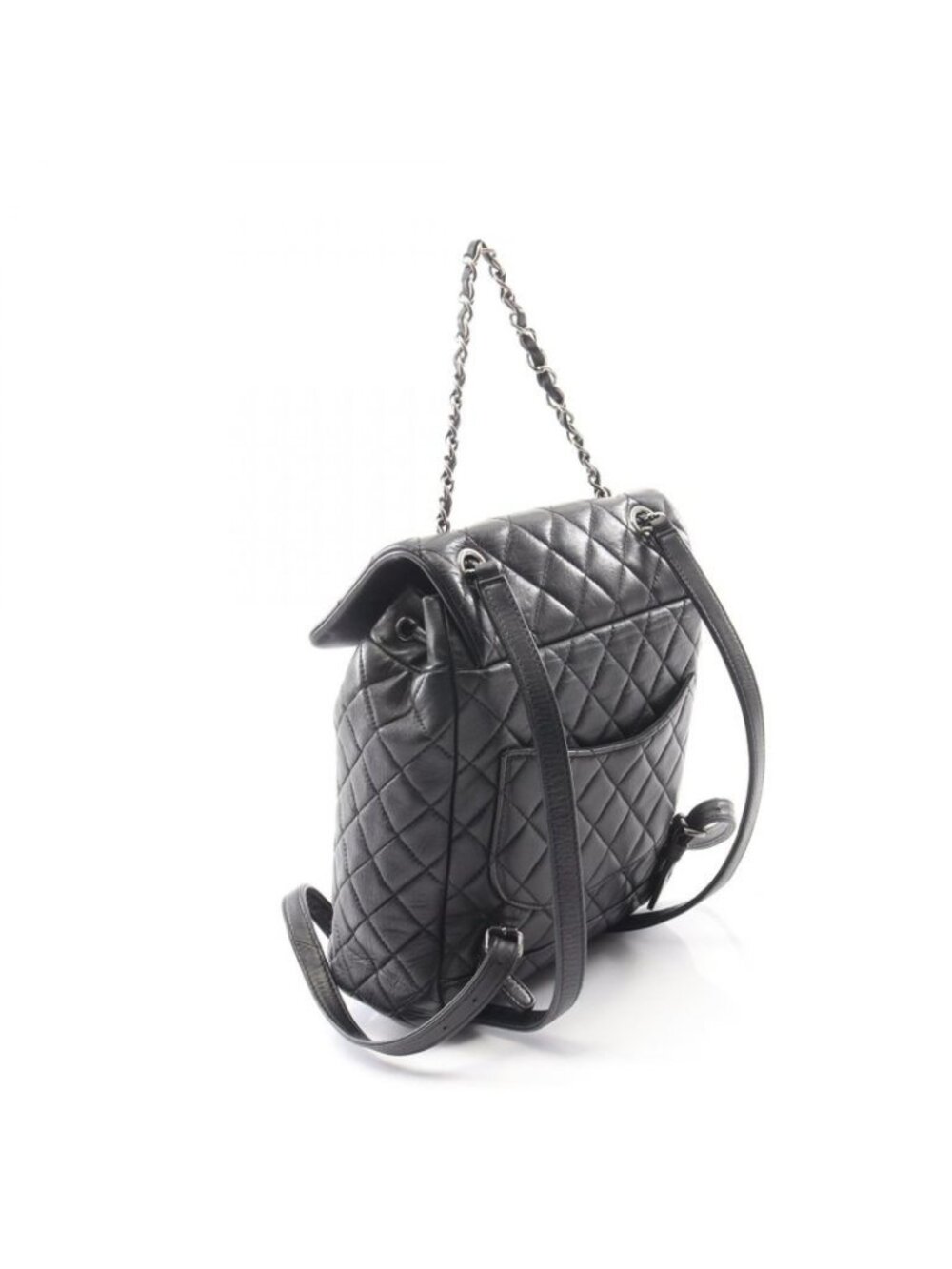 Chanel Backpack Quilted Black Lambskin - Picture 2 of 13